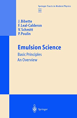 9783540436829: Emulsion Science: Basic Principles - An Overview: v. 181 (Springer Tracts in Modern Physics)