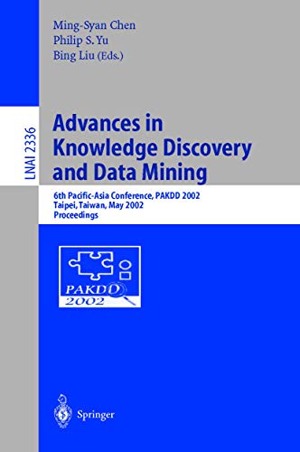 Imagen de archivo de Advances in Knowledge Discovery and Data Mining a la venta por GuthrieBooks