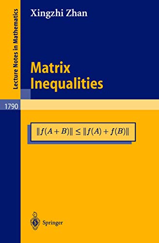 Stock image for Matrix Inequalities for sale by Chiron Media
