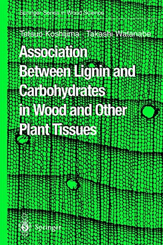 Imagen de archivo de Association Between Lignin and Carbohydrates in Wood and Other Plant Tissues (Springer Series in Wood Science) a la venta por Lucky's Textbooks