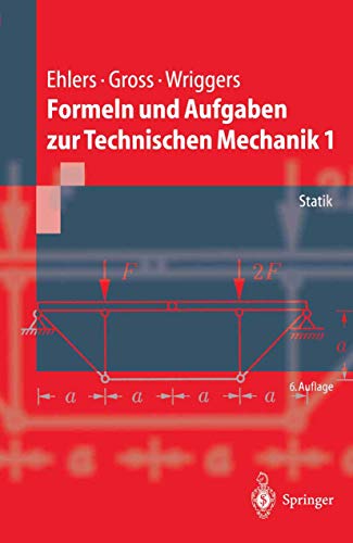 Imagen de archivo de Formeln und Aufgaben zur Technischen Mechanik 1: Statik (Springer-Lehrbuch) a la venta por medimops