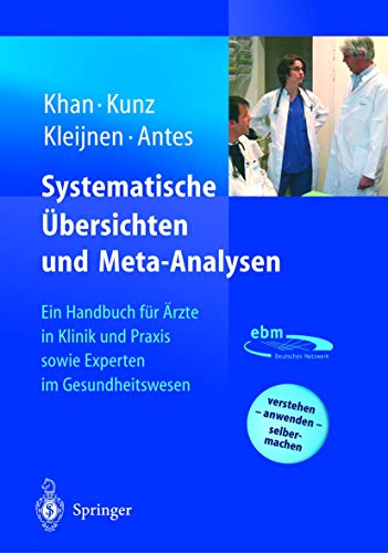 Beispielbild fr Systematische bersichten und Meta-Analysen von Khalid S. Khan (Autor), Regina Kunz (Autor), Jos Kleijnen Das erste deutschsprachige Buch zur systematischen Entscheidungsfindung Hilft allen rzten aktuelle, glaubwrdige und umfassende Informationen zu therapeutischen Vorgehensweisen zu finden. Welche Therapie ist fr meinen Patienten sinnvoll? Wie entscheide ich als Arzt, wenn keine Leitlinien vorliegen? Was tue ich bei widersprchlichen Therapieanweisungen? Die Autoren zeigen einen methodischen Weg durch den Dschungel an Forschungsergebnissen und InformationenErfahren Sie anhand von typischen Beispielen den Wert realer Meta-Analysen zu Diagnostik und Therapie. Gewinnen Sie Sicherheit in allen medizinischen Entscheidungen durch Schritt-fr-Schritt-Anleitungen zur Bewertung medizinischer Alternativen. Im modernen Patientenmanagement kommt kein Arzt, Therapeut oder Entscheider an einer logischen Systematik zur Beurteilung der bestmglichen Versorgung vorbei Buchrckseite Sie wollen die Q zum Verkauf von BUCHSERVICE / ANTIQUARIAT Lars Lutzer