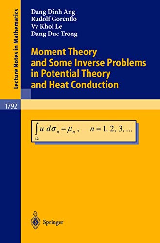 Beispielbild fr Moment Theory and Some Inverse Problems in Potential Theory and Heat Conduction zum Verkauf von Chiron Media