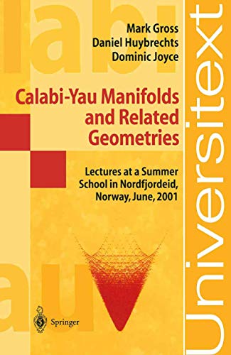 9783540440598: Calabi-Yau Manifolds and Related Geometries