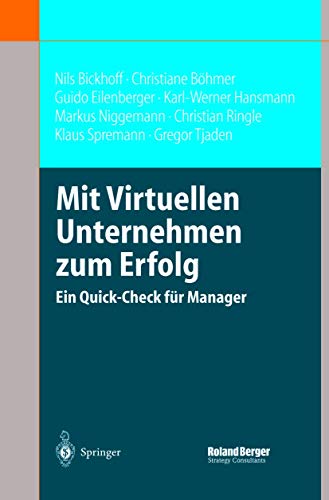 Stock image for Mit Virtuellen Unternehmen zum Erfolg : Ein Quick-Check fur Manager for sale by Chiron Media