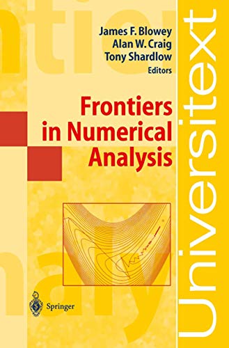 Stock image for Frontiers in Numerical Analysis: Durham 2002 (Universitext) for sale by HPB-Red