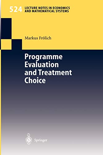 Programme Evaluation And Treatment Choice