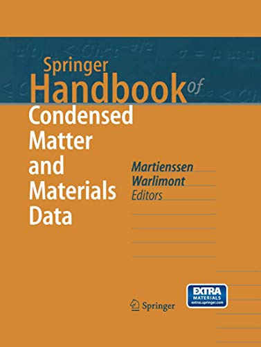 Springer Handbook of Condensed Matter and Materials Data - Martienssen, W.; Warlimont, H. (Eds)