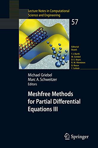 Beispielbild fr Meshfree Methods for Partial Differential Equations III zum Verkauf von Ammareal