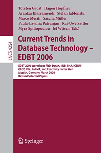 Stock image for Current Trends In Database Technology - Edbt 2006 for sale by Basi6 International