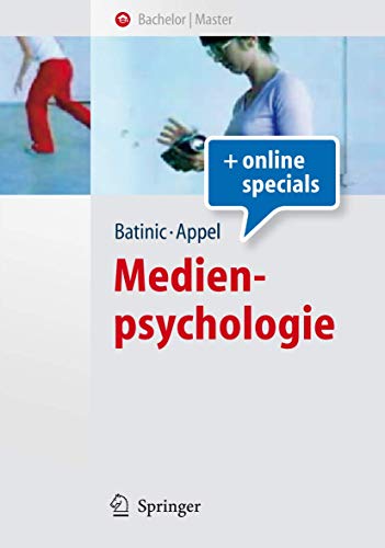 Beispielbild fr Medienpsychologie. (Springer-Lehrbuch) zum Verkauf von Latina Lavapies Antiquariat von Godin