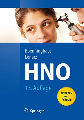 Beispielbild fr HNO: Hals-Nasen-Ohrenheilkunde (Springer-Lehrbuch) von Hans-Georg Boenninghaus (Autor), Thomas Lenarz zum Verkauf von BUCHSERVICE / ANTIQUARIAT Lars Lutzer