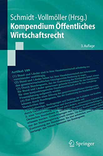 Beispielbild fr Kompendium ffentliches Wirtschaftsrecht zum Verkauf von Bernhard Kiewel Rare Books