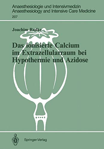Imagen de archivo de Das ionisierte Calcium im Extrazellularraum bei Hypothermie und Azidose a la venta por Chiron Media