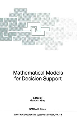 Mathematical Models for Decision Support (Nato ASI Subseries F:)