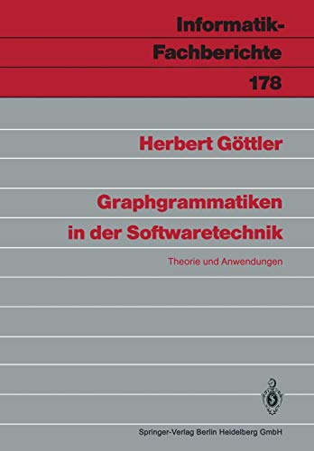 Imagen de archivo de Graphgrammatiken in Der Softwaretechnik: Theorie Und Anwendungen a la venta por Chiron Media