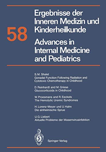 Ergebnisse der Inneren Medizin und Kinderheilkunde - Shalet, S.M./ Griese, M.