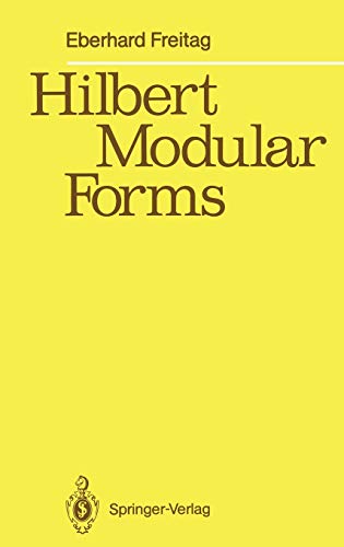 Beispielbild fr Hilbert Modular Forms zum Verkauf von BooksRun