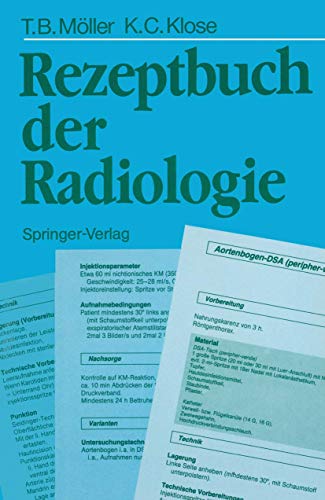 Beispielbild fr Rezeptbuch der Radiologie zum Verkauf von Chiron Media