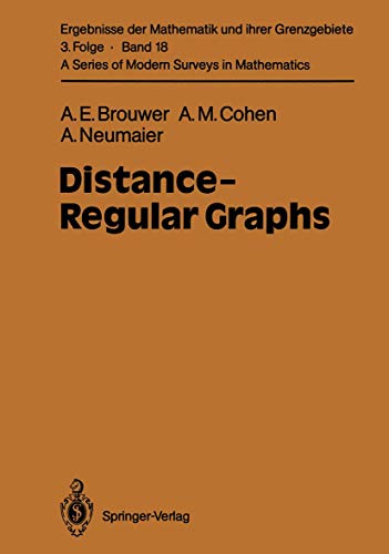 Beispielbild fr Distance- Regular Graphs zum Verkauf von medimops
