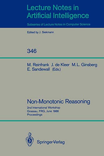 9783540507017: Non-Monotonic Reasoning: 2nd International Workshop, Grassau, FRG, June 13-15, 1988. Proceedings: 346