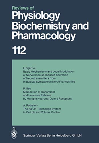 9783540509479: Reviews of Physiology, Biochemistry and Pharmacology