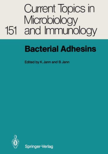 Imagen de archivo de Bacterial Adhesins a la venta por Better World Books