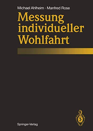 Messung individueller Wohlfahrt.