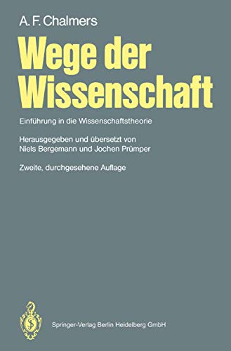 9783540515036: Wege Der Wissenschaft: Einf Hrung in Die Wissenschaftstheorie (German Edition)