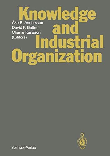 9783540515296: Knowledge and Industrial Organization