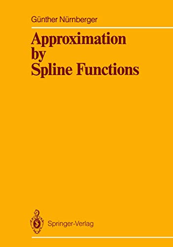 Beispielbild fr Approximation by Spline Functions zum Verkauf von Buchpark