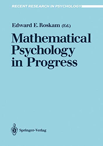 Beispielbild für Mathematical Psychology in Progress zum Verkauf von Better World Books