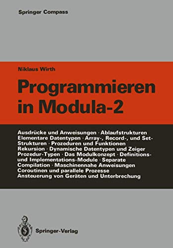 Stock image for Programmieren in MODULA-2 for sale by medimops