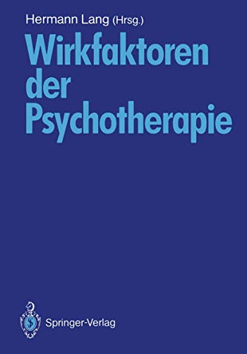 9783540516910: Wirkfaktoren der Psychotherapie