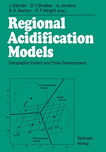 Stock image for Regional Acidification Models for sale by Books Puddle