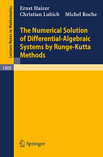 9783540518600: The Numerical Solution of Differential-algebraic Systems by Runge-kutta Methods