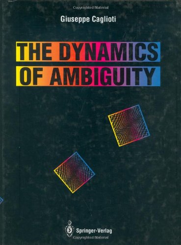 Imagen de archivo de The Dynamics of Ambiguity a la venta por SecondSale