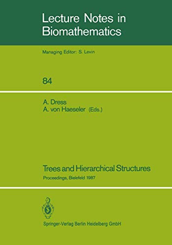 9783540524533: Trees and Hierarchical Structures: Proceedings of a Conference held at Bielefeld, FRG, Oct. 5–9th, 1987: 84 (Lecture Notes in Biomathematics)