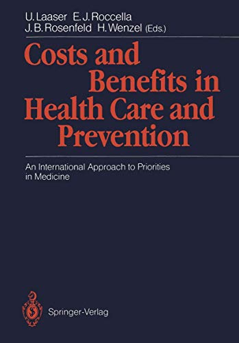 Beispielbild fr Costs and Benefits in Health Care and Prevention zum Verkauf von Better World Books