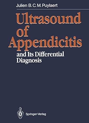 9783540527275: Ultrasound of Appendicitis: And its Differential Diagnosis