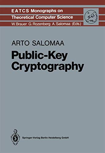 Public-key cryptography (EATCS monographs on theoretical computer science) (9783540528319) by Salomaa, Arto