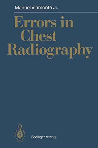 Stock image for Errors In Chest Radiography for sale by Romtrade Corp.