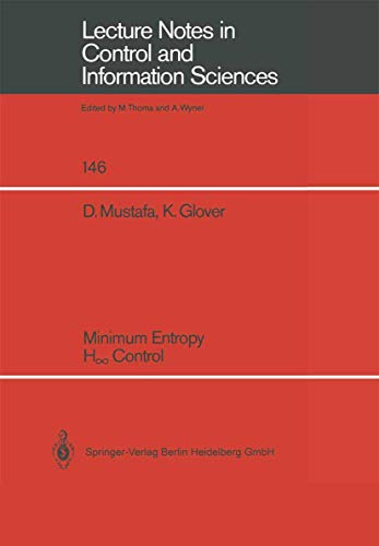 9783540529477: Minimum Entropy H(infinity) Control (Lecture Notes in Control and Information Sciences): 146