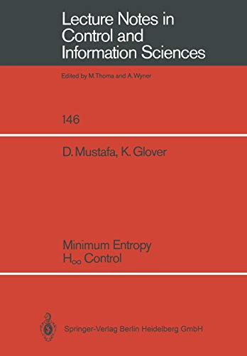 9783540529477: Minimum Entropy H_ Control: 146 (Lecture Notes in Control and Information Sciences, 146)