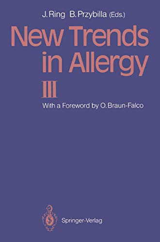 Stock image for New Trends in Allergy III (v. 3) for sale by Bookmonger.Ltd