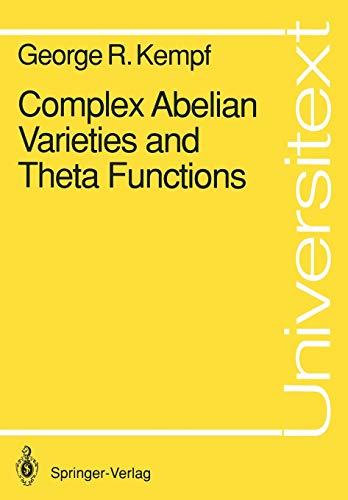 9783540531685: Complex Abelian Varieties and Theta Functions (Universitext)
