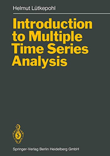 9783540531944: Introduction to Multiple Time Series Analysis