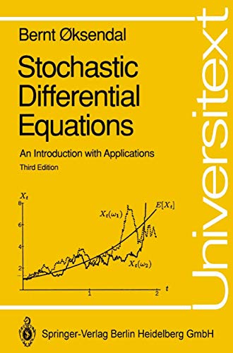 Beispielbild fr Stochastic Differential Equations: An Introduction with Applications zum Verkauf von BooksRun