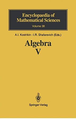 Stock image for Algebra V - Encyclopaedia Of Mathematical Sciences for sale by Romtrade Corp.