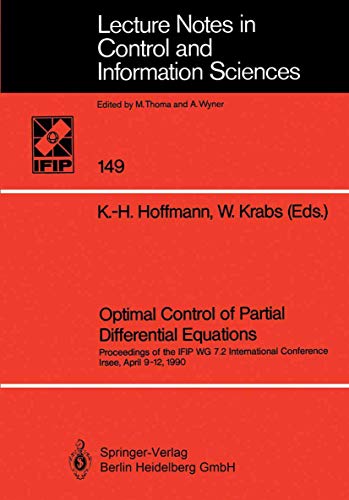 Imagen de archivo de Optimal Control of Partial Differential Equations : Proceedings of the IFIP WG 7.2 International Conference Irsee, April 912, 1990 a la venta por Buchpark